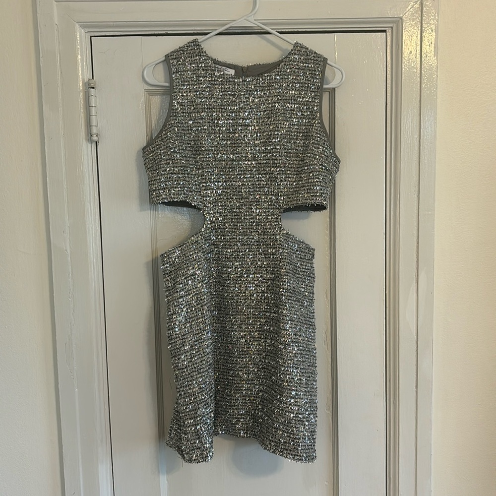 Short Silver Dress